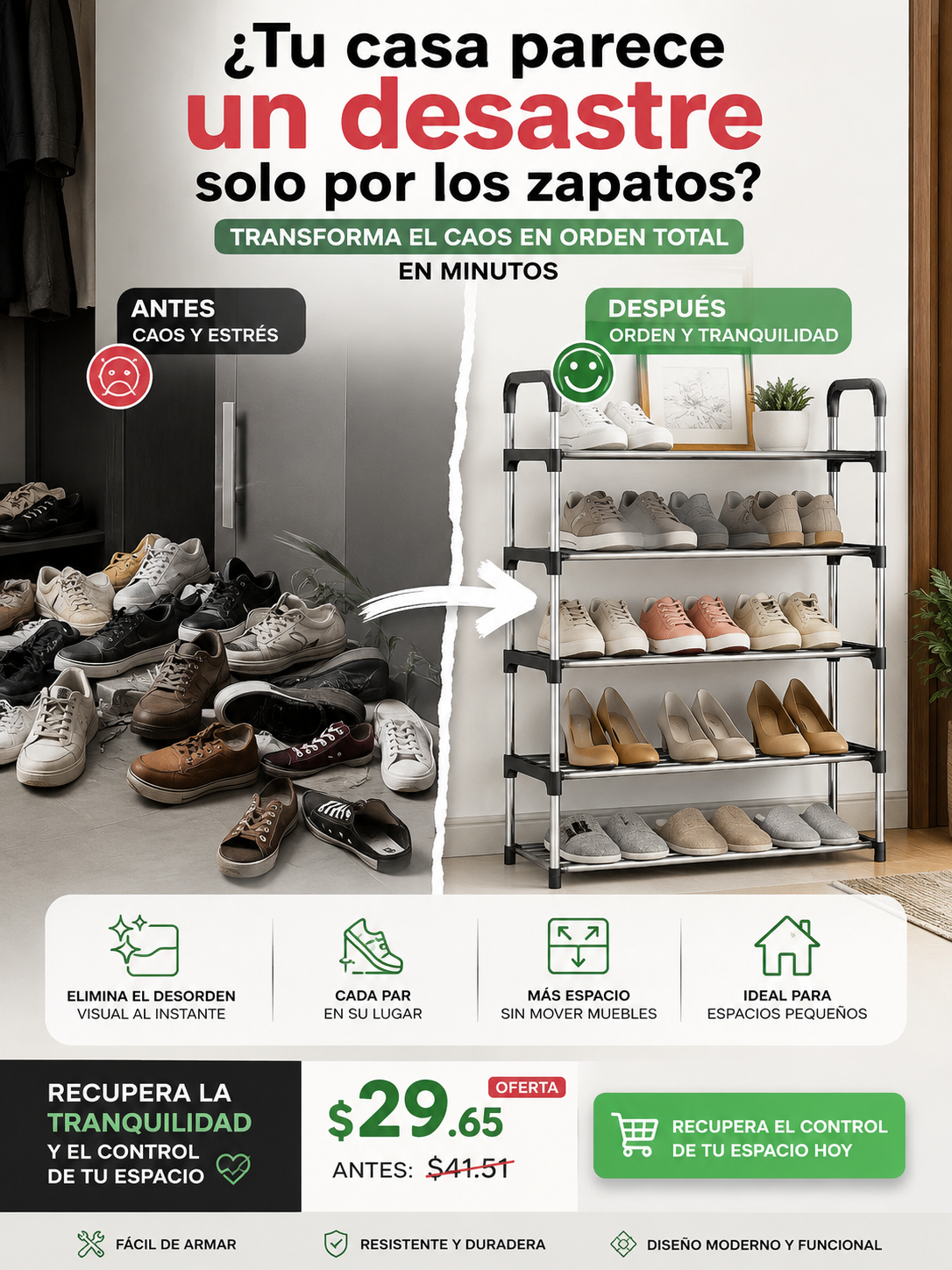 ESTANTERIA 5 NIVELES
